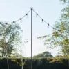 4er Set Party Lichterketten Mast 2,75m