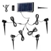 4er Set Solar LED Strahler in Premiumqualität 1W