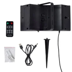 4er Set Solar LED Strahler in Premiumqualität 1W