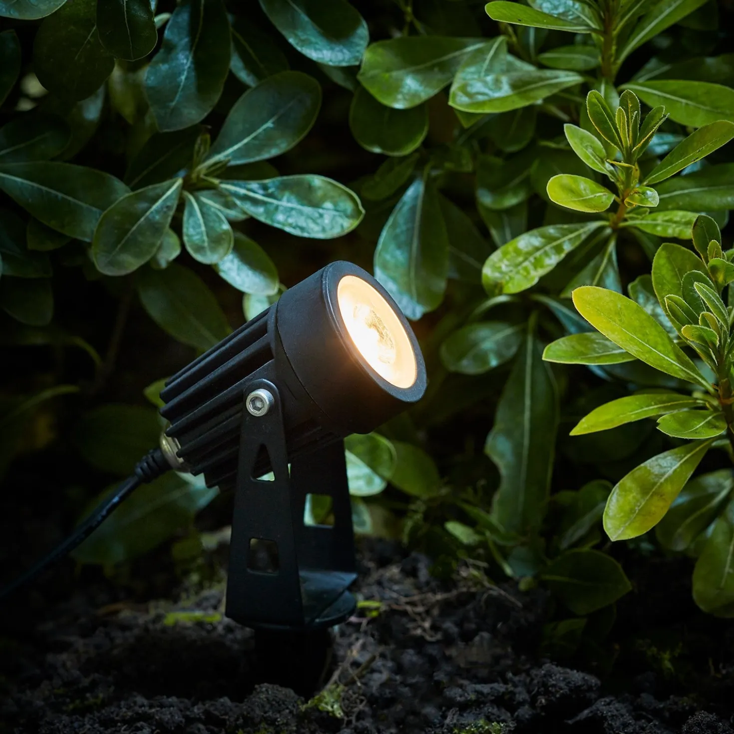 4er Set Solar LED Strahler in Premiumqualität 1W