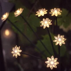 8er Set Solar Stableuchten Blumen
