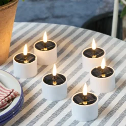 6er Set Solar TruGlow® LED Teelichter
