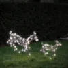 2er Set springende LED-Rentierefamilie Hirschkuh & Rehkitz M Harlow