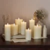 7er Set TruGlow® LED Kerzen mit Wachstropfen
