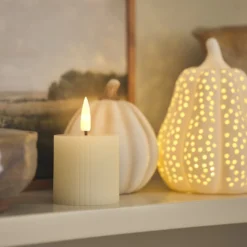 6er Set TruGlow® LED-Votivkerzen mit Fernbedienung in Elfenbeinfarben