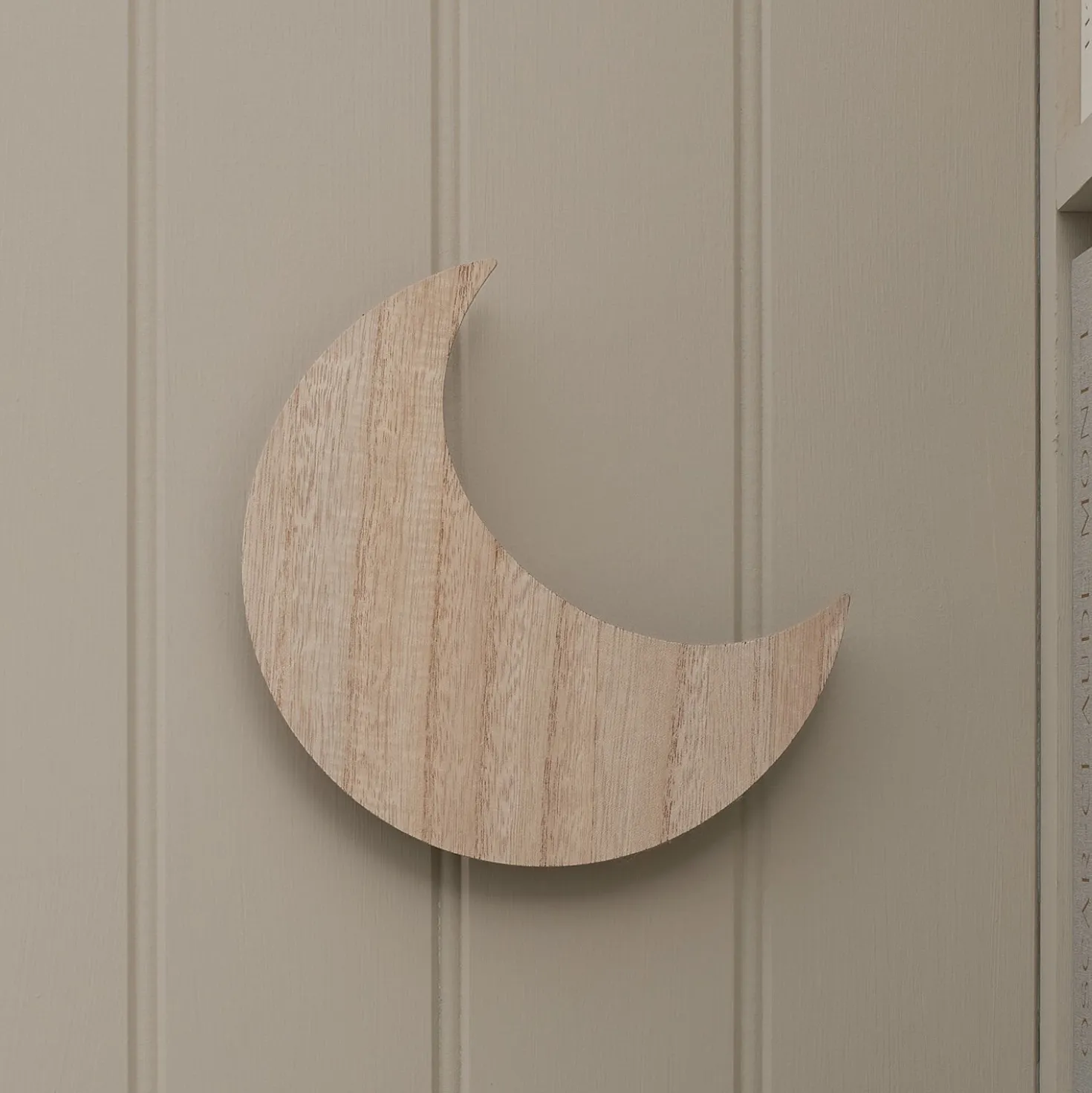 2er Set Wand‑Nachtlichter Kinderzimmer Mond & Bär