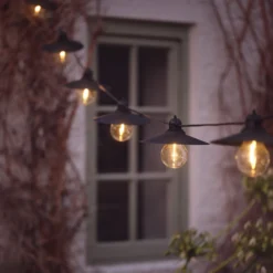 6er Solar Lichterkette Retro