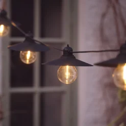 6er Solar Lichterkette Retro