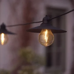 6er Solar Lichterkette Retro