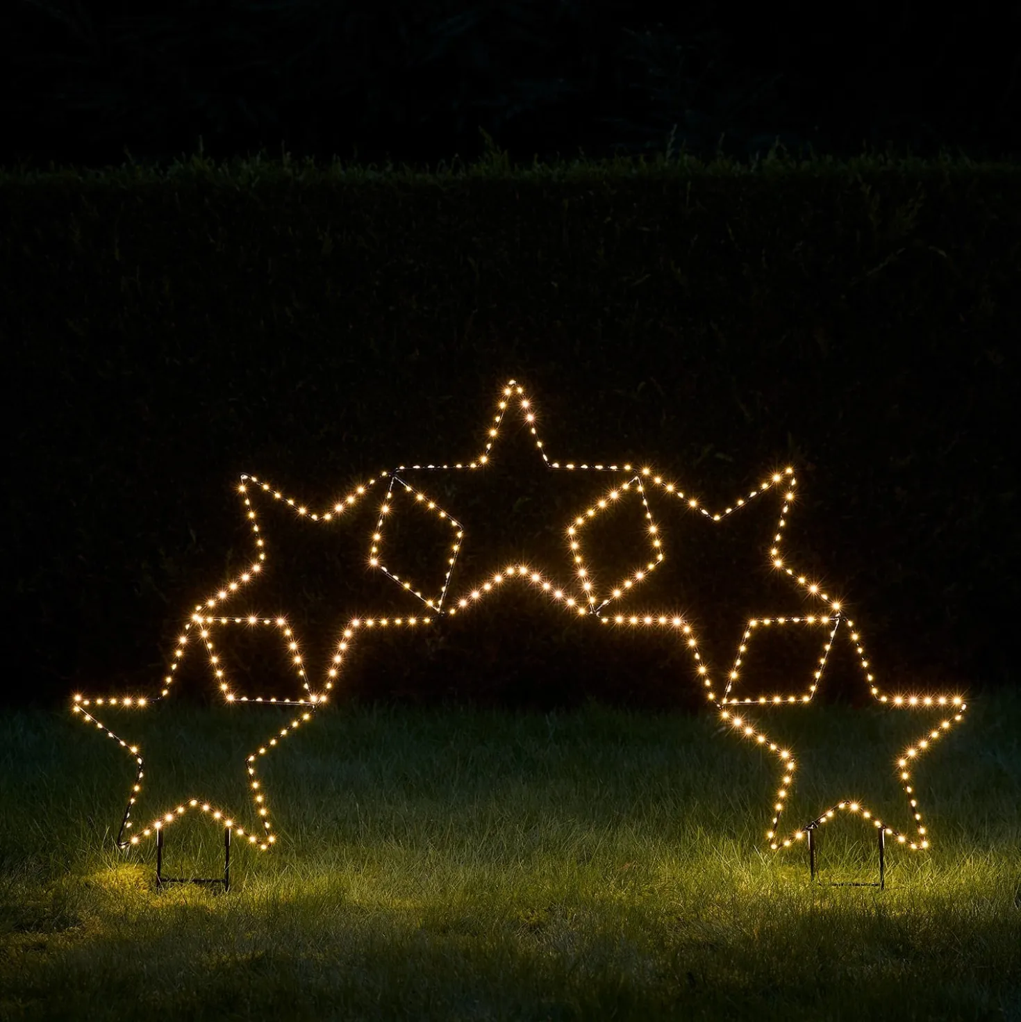 5er Sternenbogen Bicolor LED Stableuchte