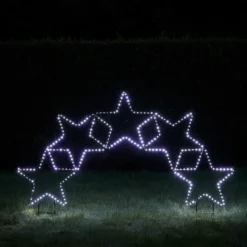 5er Sternenbogen Bicolor LED Stableuchte