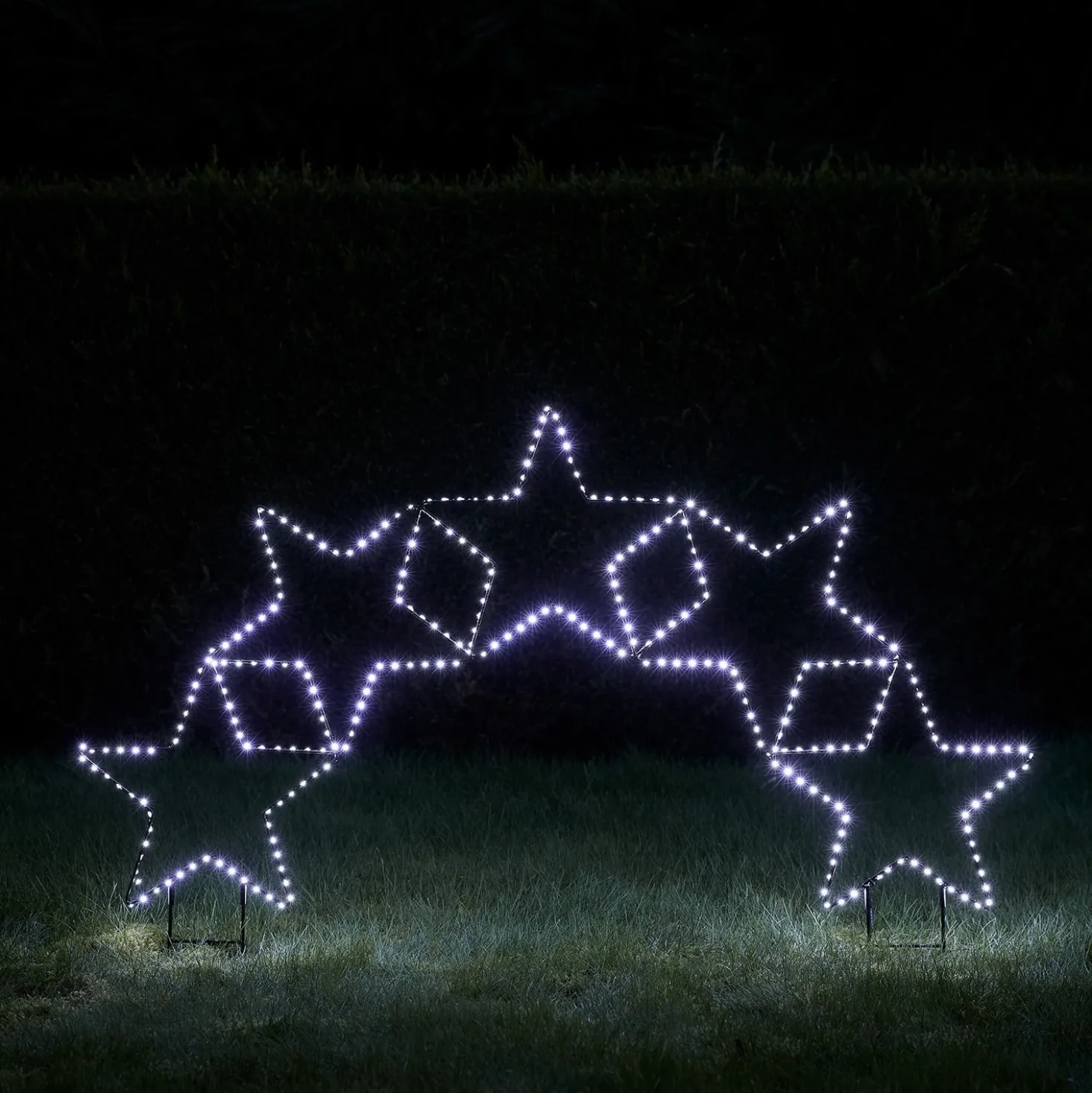 5er Sternenbogen Bicolor LED Stableuchte