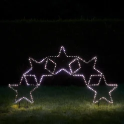 5er Sternenbogen Bicolor LED Stableuchte
