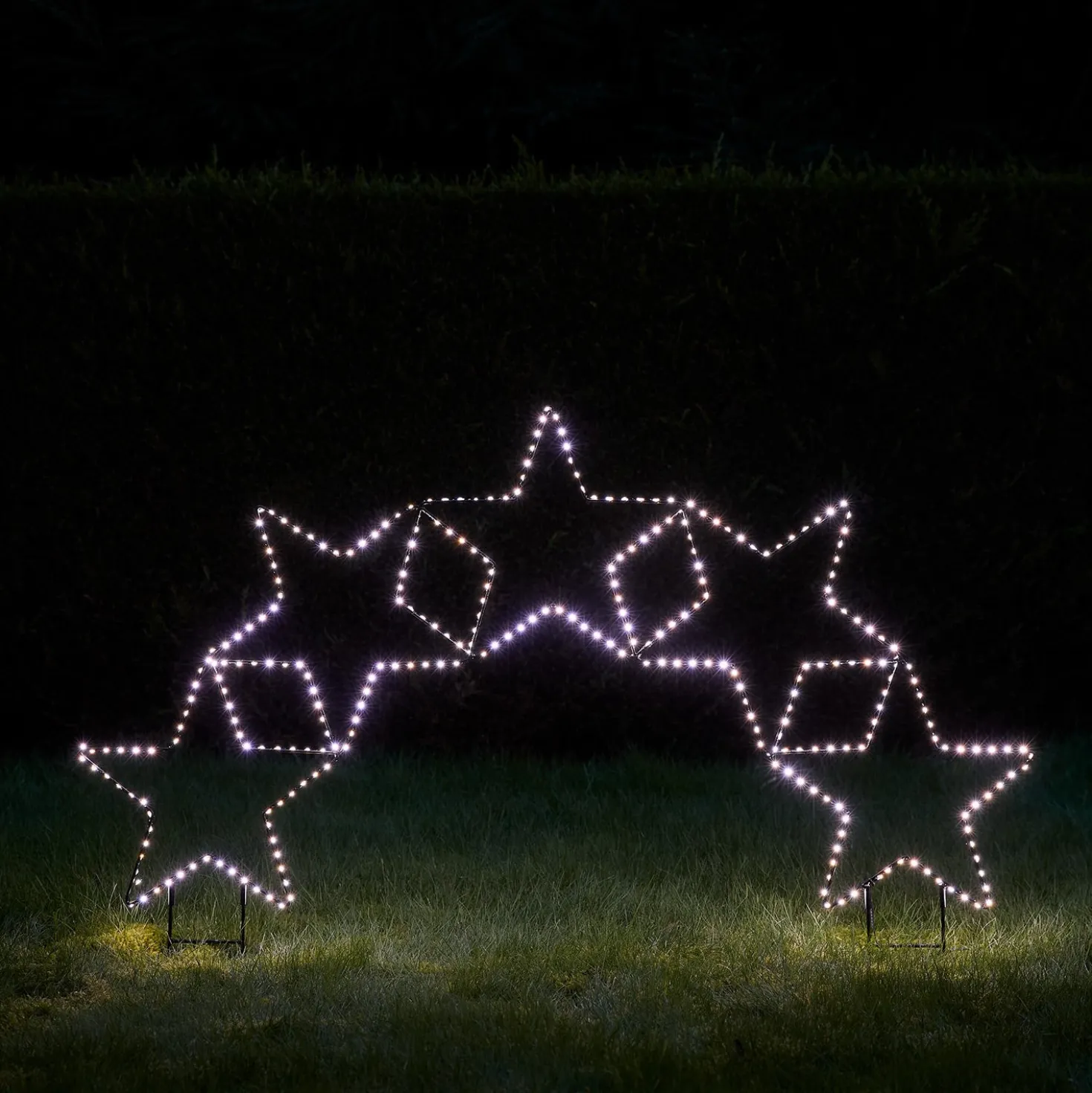 5er Sternenbogen Bicolor LED Stableuchte