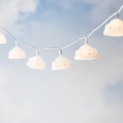 10er Wolken Lichterkette Kinderzimmer