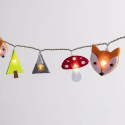 16er Woodland Filz Kinder Lichterkette