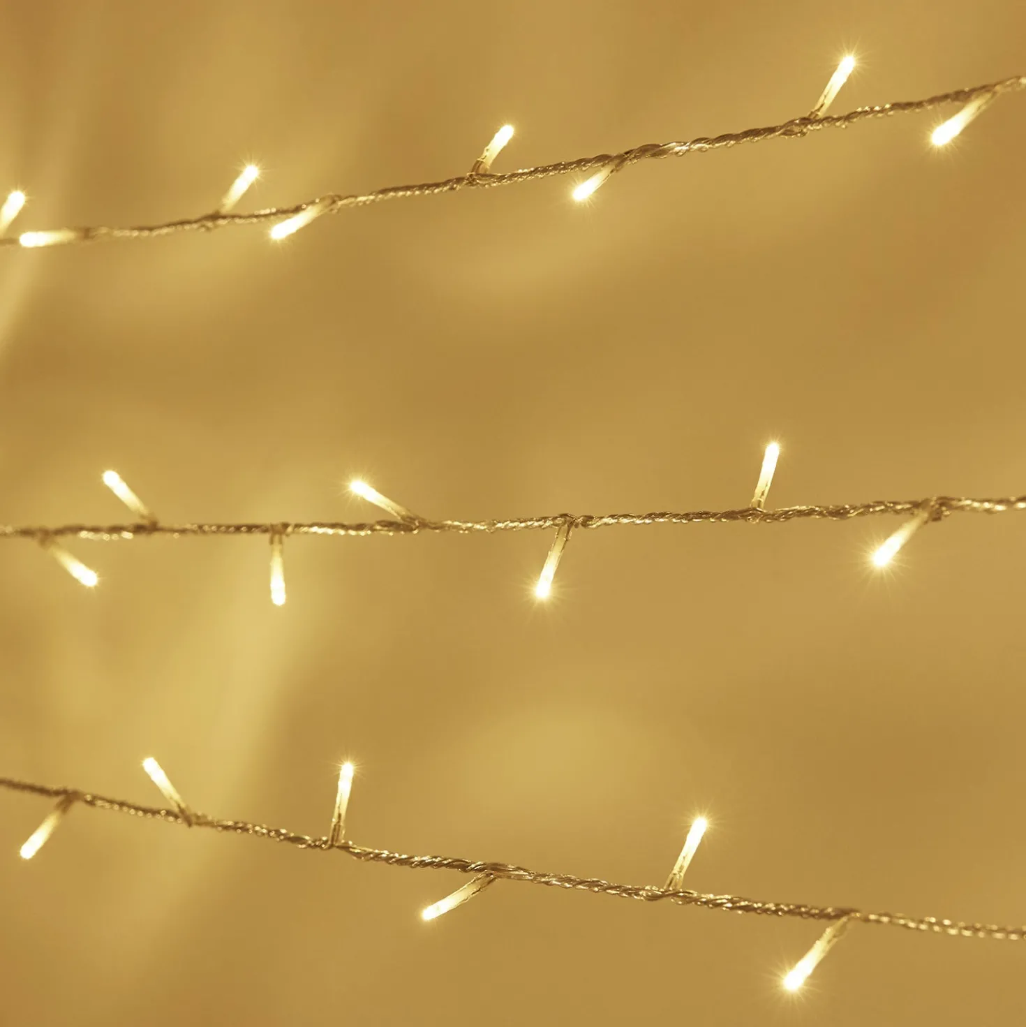 Essential Connect 30m 300er LED Lichterkette warmweiß koppelbar transparentes Kabel