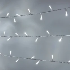 Essential Connect 60m 600er LED Lichterkette weiß koppelbar transparentes Kabel