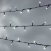 Essential Connect 60m 600er LED Lichterkette weiß koppelbar grünes Kabel
