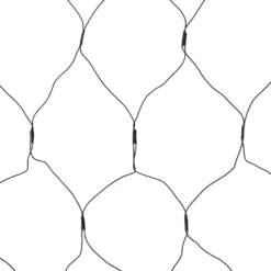 Essential Connect 8m x 1.5m 560er LED Lichternetz warmweiß koppelbar grünes Kabel