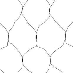 Essential Connect 4m x 1.5m 280er LED Lichternetz warmweiß koppelbar grünes Kabel