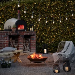 Essential Connect 2m x 1.5m 140er LED Lichternetz warmweiß koppelbar grünes Kabel