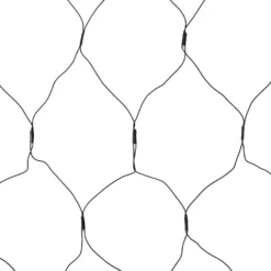 Essential Connect 2m x 1.5m 140er LED Lichternetz warmweiß koppelbar grünes Kabel