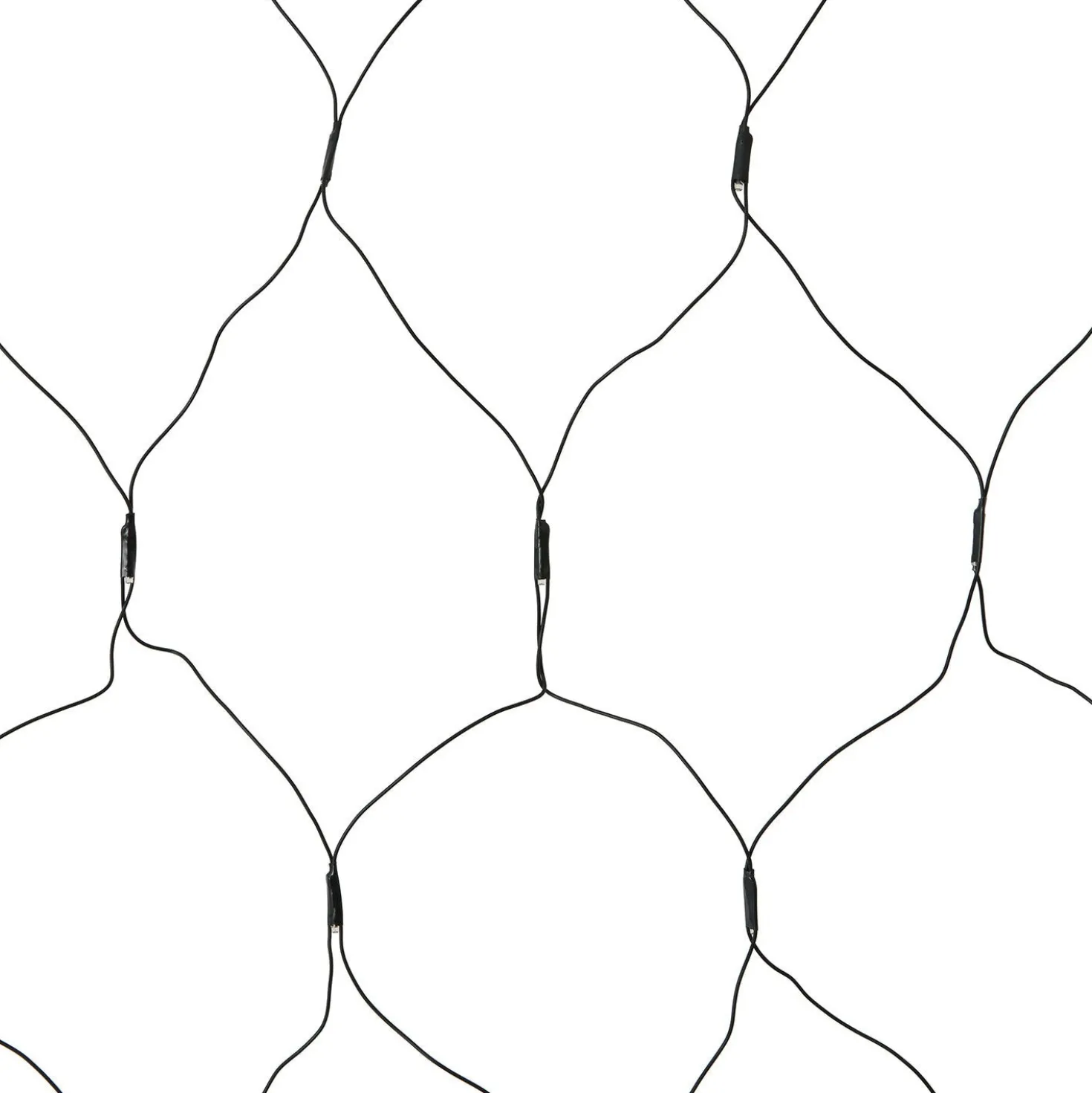 Essential Connect 2m x 1.5m 140er LED Lichternetz warmweiß koppelbar grünes Kabel