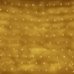 Essential Connect 2m x 1.5m 140er LED Lichternetz warmweiß koppelbar transparentes Kabel