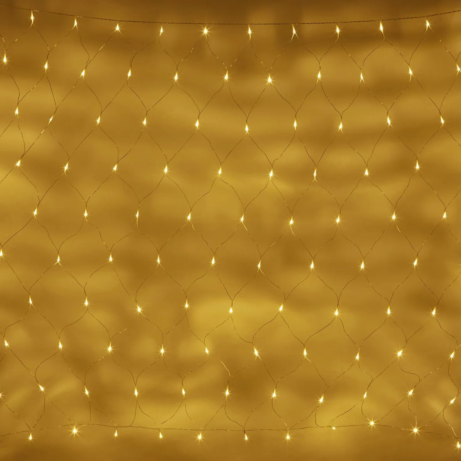 Essential Connect 2m x 1.5m 140er LED Lichternetz warmweiß koppelbar transparentes Kabel