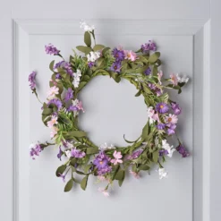 Frühlingskranz mit Wildblumen 45cm