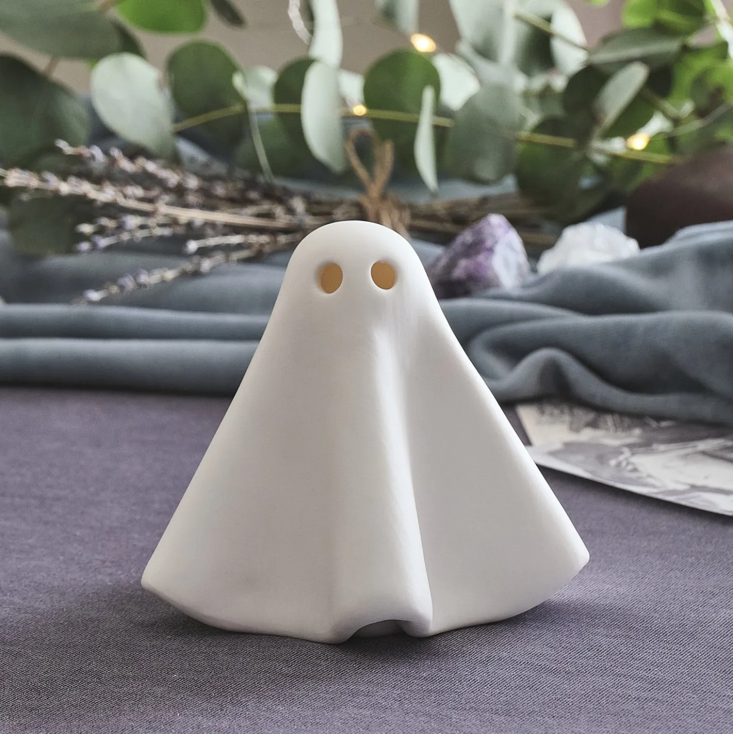 Gerald der LED-Halloween-Geist aus Porzellan