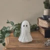 Gertie LED-Halloween-Geist-Deko aus Konfettiglas - klein