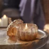 Glas-Kürbis mit TruGlow®-Kerze & Fernbedienungssteuerung