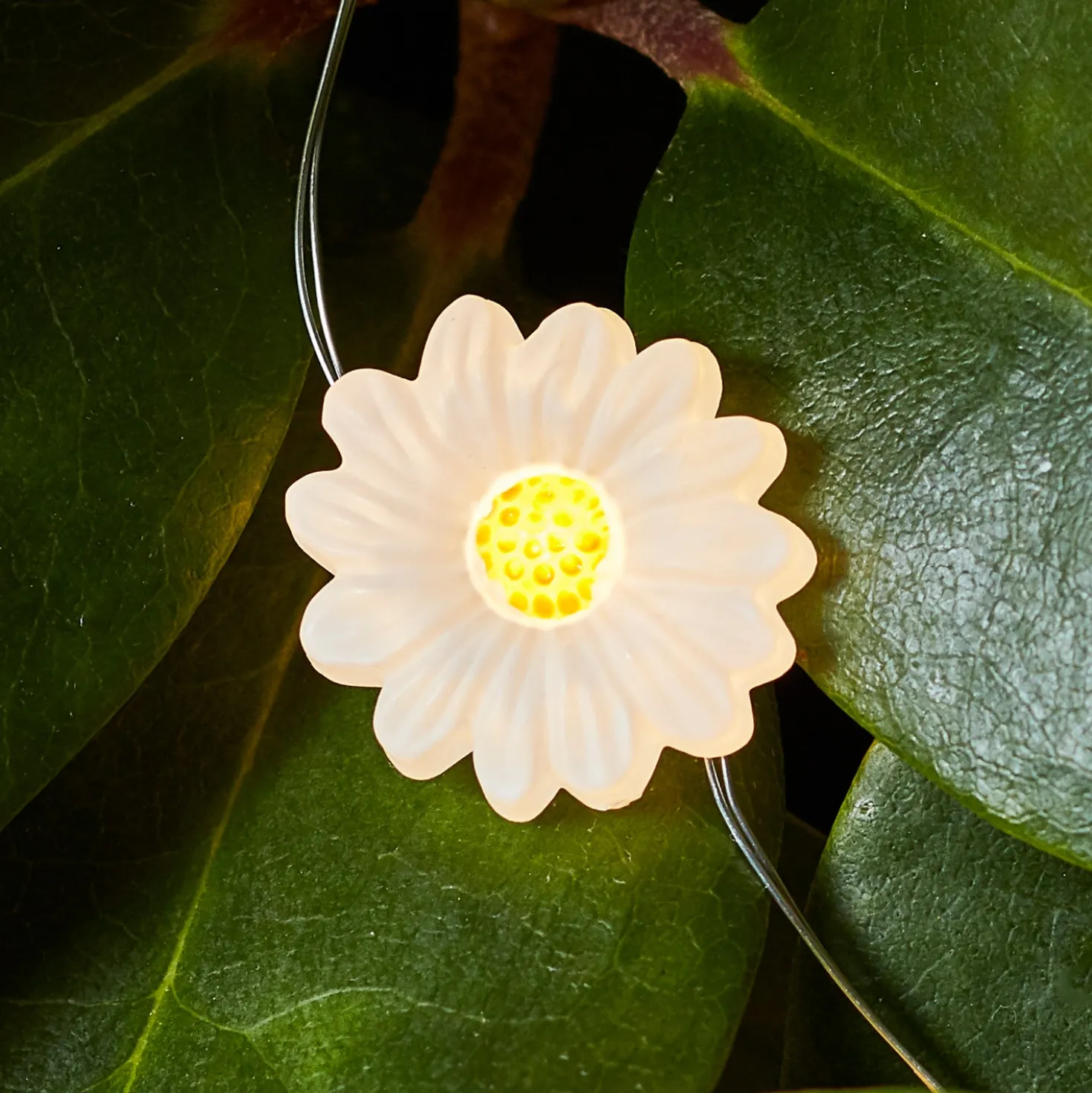 Gänseblümchen Deko Lichterkette 20er