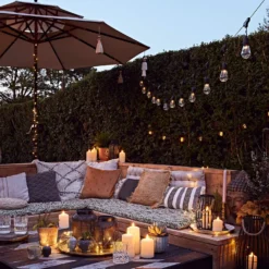 Große Canberra Deko Laterne mit TruGlow® Outdoor Kerze