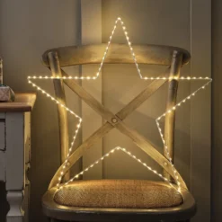Großer 60 cm Osby LED-Leuchtstern mit zweifarbiger Beleuchtung