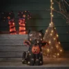 Halloweendeko außen Fledermaus-Katze Batteriebetrieb