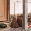 Halloweendeko LED Hexenbesen