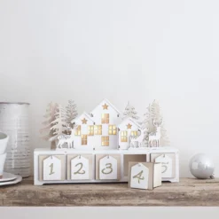 Holzadventskalender zum Befüllen Nordic House