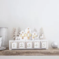 Holzadventskalender zum Befüllen Nordic House