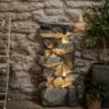 Ingleton 88cm LED Gartenbrunnen Felsen
