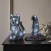 "Jet" die LED-Halloween Katze für den Außenbereich