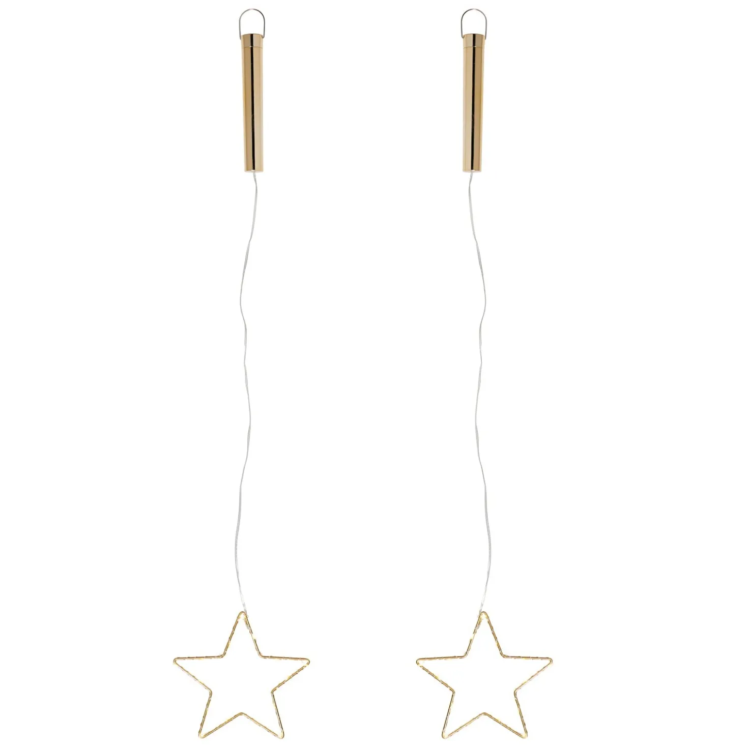 Kleines Osby LED Stern Duo gold