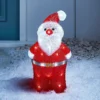 LED Acryl Weihnachtsmann Figur 34cm