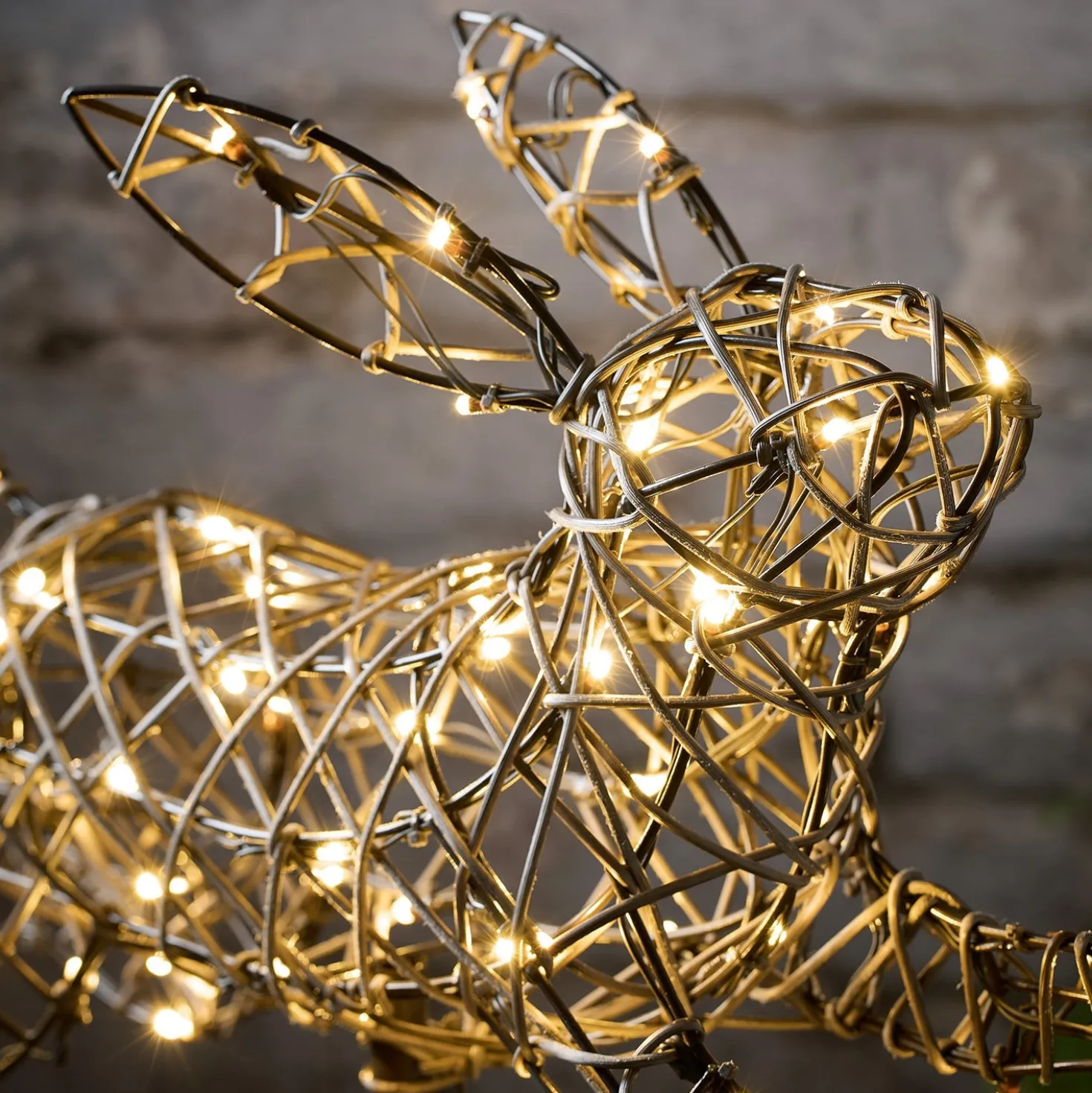LED Figur hüpfender Hase