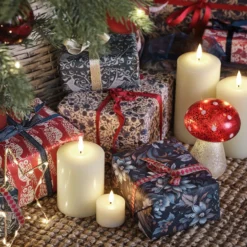 LED Glas Weihnachtsdeko Fliegenpilze