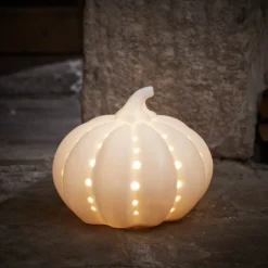 LED Keramik Kürbis