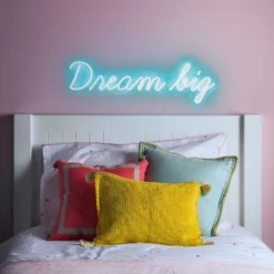 LED Neon Leuchtschriftzug Dream Big