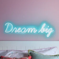 LED Neon Leuchtschriftzug Dream Big